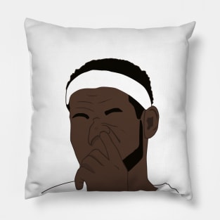 Funny NBA Meme - Lebron Digs His Nose Pillow