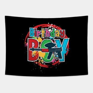 Paintball Shooting: Birthday Boy Tapestry