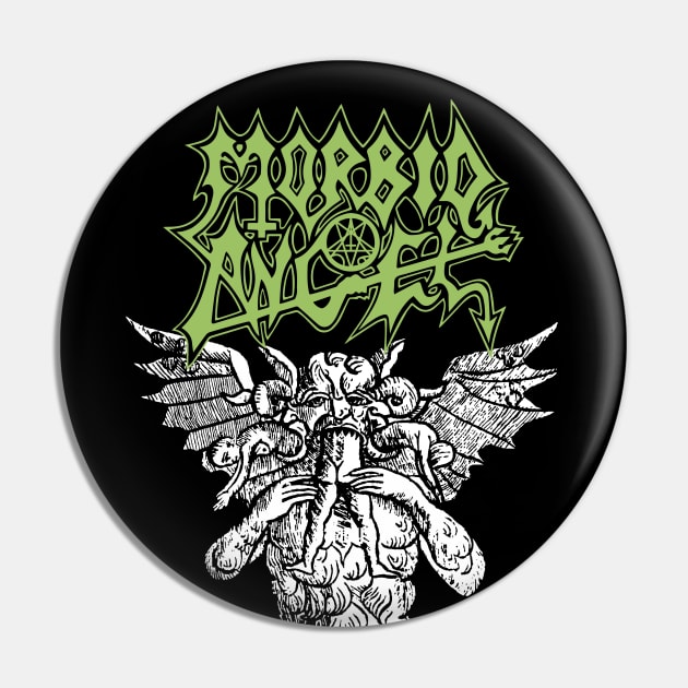 Morbid Angel "European Sickness Tour" Tribute Pin by lilmousepunk