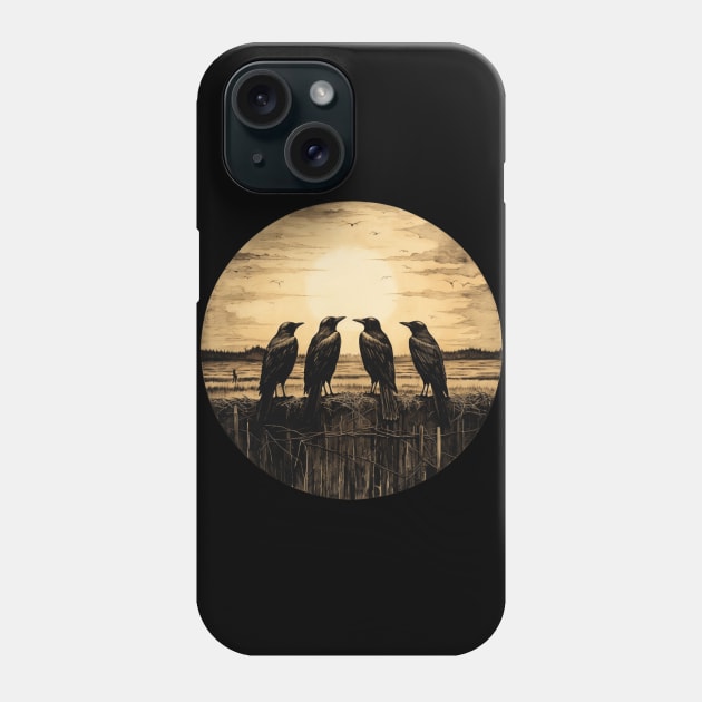 Conspiracy of Ravens Phone Case by Nightarcade