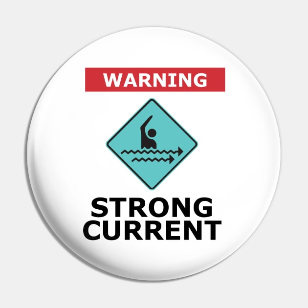 Kansas City Strong Current Warning Pin by Fountain City Designs KC