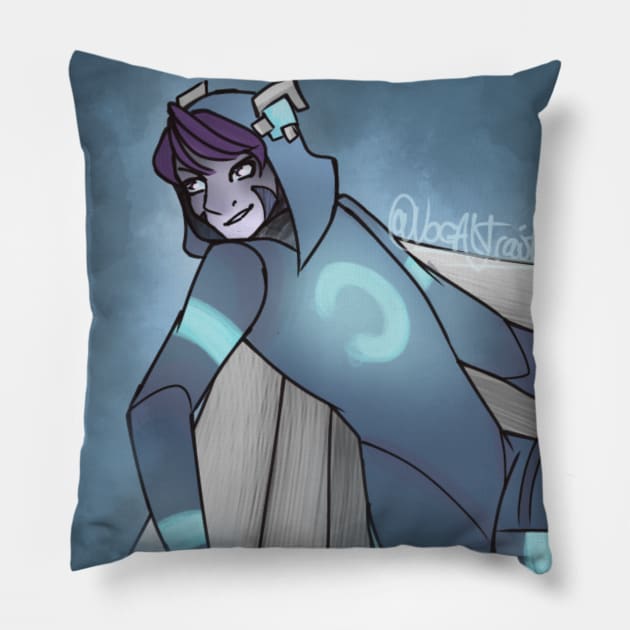 Moth Boy Pillow by vocaltraitor