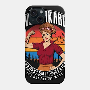 Unbreakable Thalassemia Warrior Phone Case