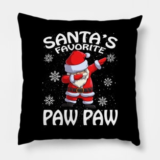 Santas Favorite Paw Paw Christmas Pillow