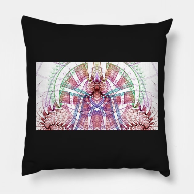 All Hail the Holy Crustacean! Pillow by swinemiester