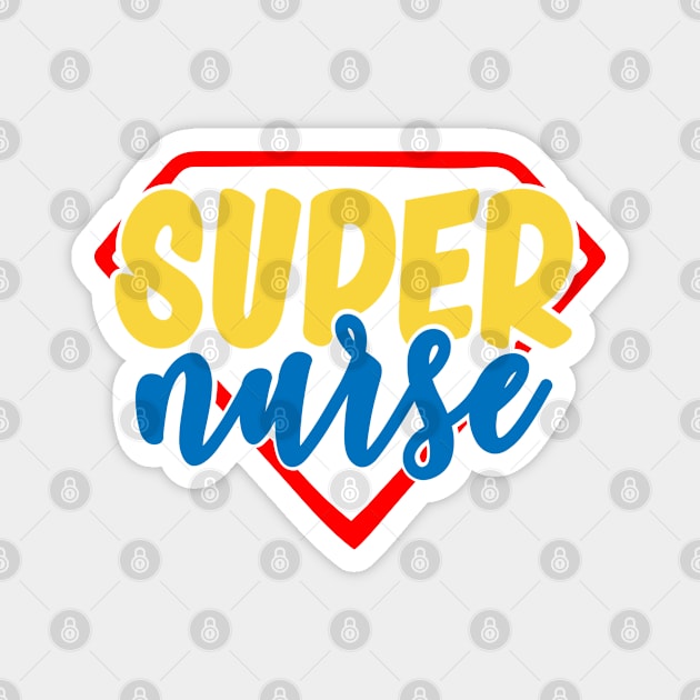 Super Nurse Magnet by StudioBear