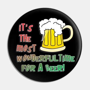 It's the most wonderful time for a beer Pin