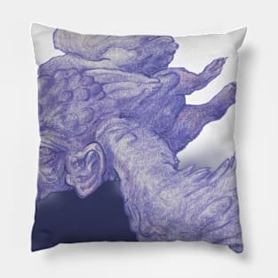 Purple Baba Yaga on the Breeze Pillow