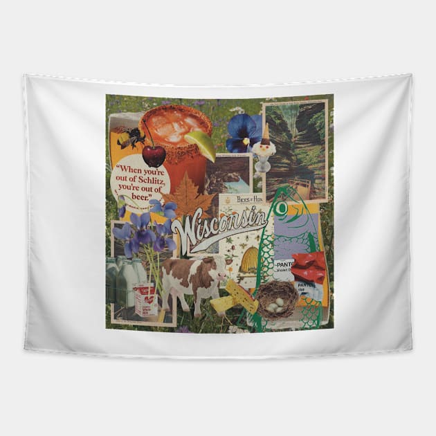 Wisco baby Tapestry by oxrangejuice