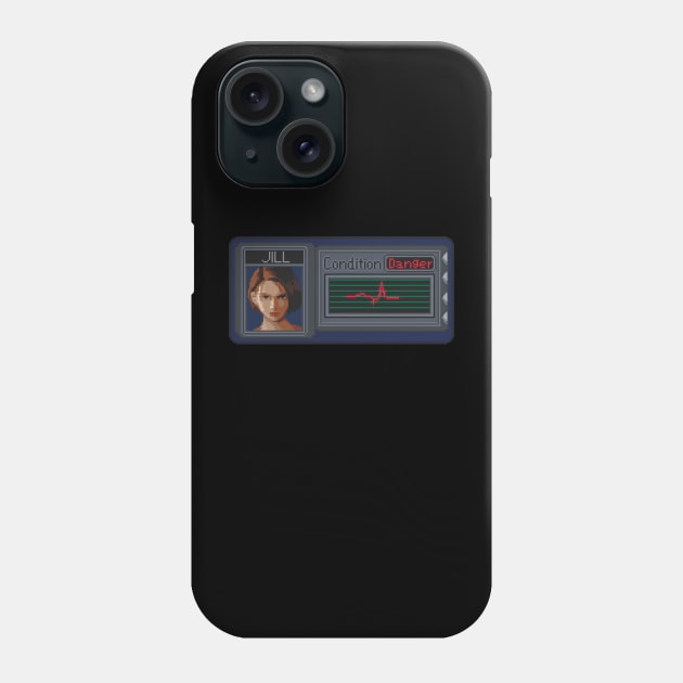 Resident Evi 3 Pixel Art Phone Case by AlleenasPixels