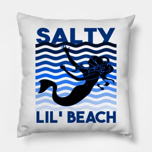 Salty Lil Beach Pillow