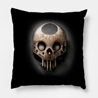 Ancient Alien Skull Artwork Pillow