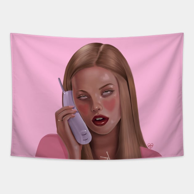 Mean Girls Karen Smith Tapestry by thelamehuman