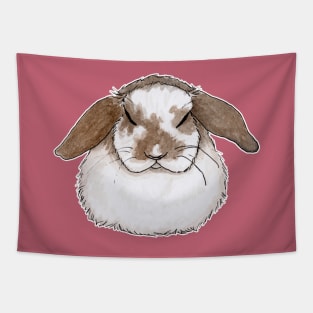 Sleeping rabbit ram Tapestry