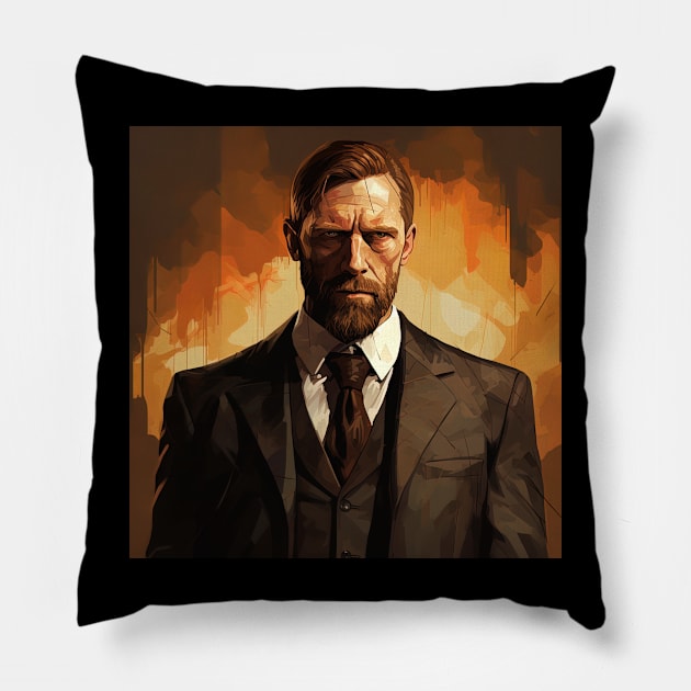 Bram Stoker Pillow by ComicsFactory