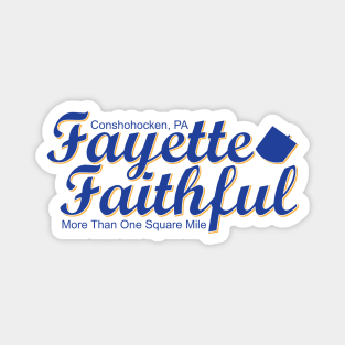 Fayette Faithful White Magnet