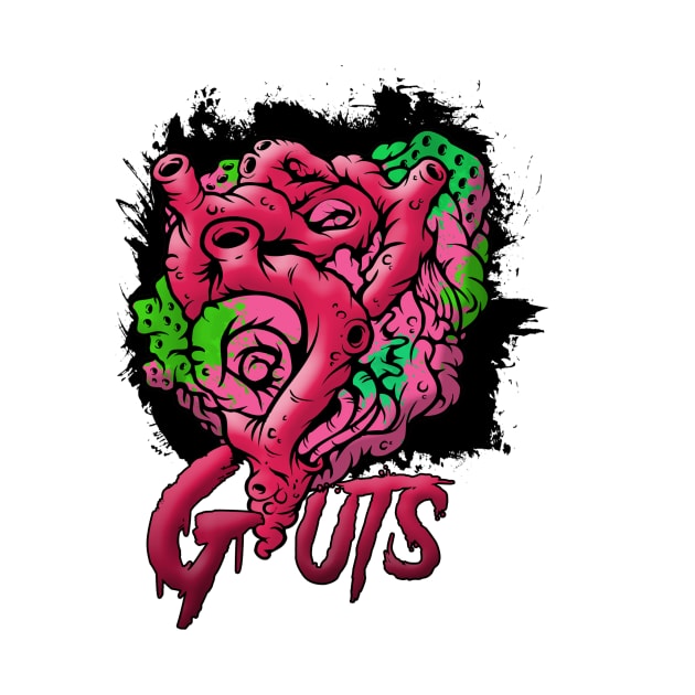 OUT YOUR GUTS by theanomalius_merch