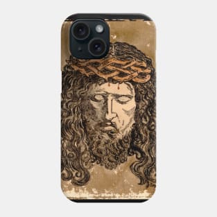 Jesus Christ face vintage Phone Case