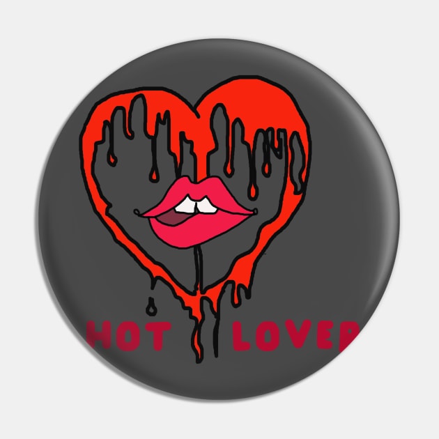 Hot Lover Pin by Shreedigital 