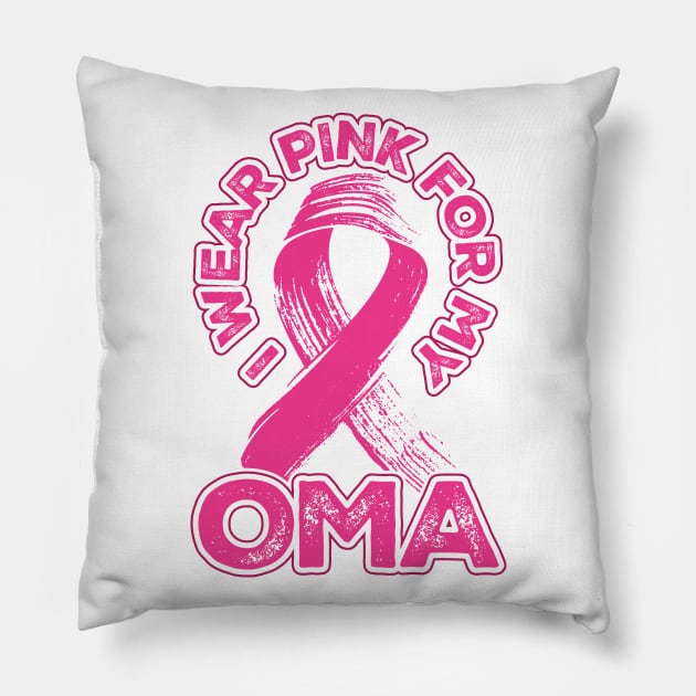 I wear pink for my Oma Pillow by aneisha