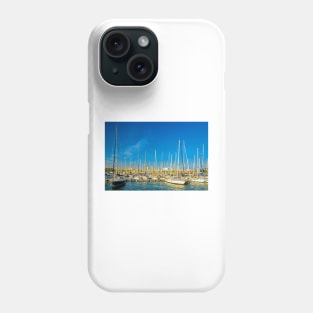 Sailing Boats in Profusion, Barcelona Phone Case