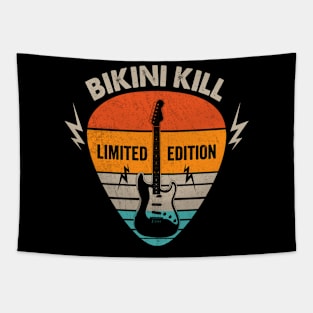 Vintage Bikini Kill Name Guitar Pick Limited Edition Birthday Tapestry