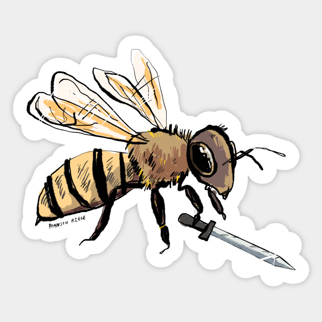 Bee Blade - Bee - Sticker