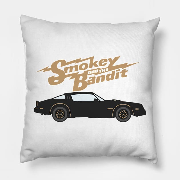 Smokey and the Bandit Car Pillow by untitleddada