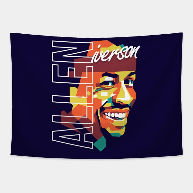 Allen Iverson on WPAP Tapestry by pentaShop