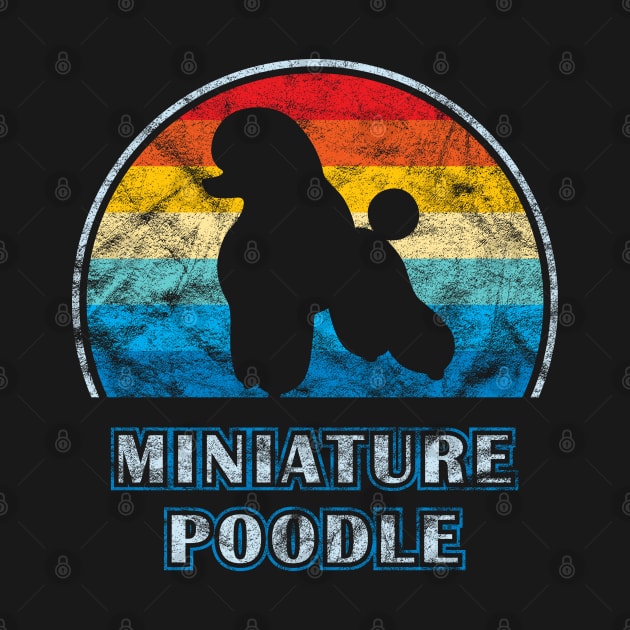 Miniature Poodle Vintage Design Dog by millersye