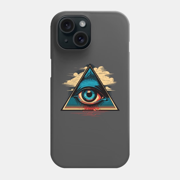 Illuminati Eye Phone Case by DragonDream