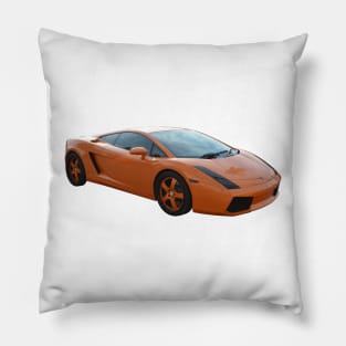 Lamborghini - Orange - Exotic Cars Pillow