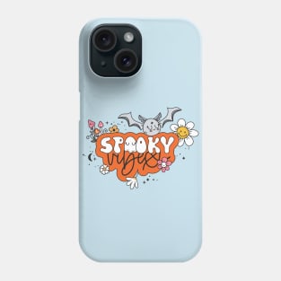 Spooky Vibes // Cute Boho Halloween Vintage Phone Case