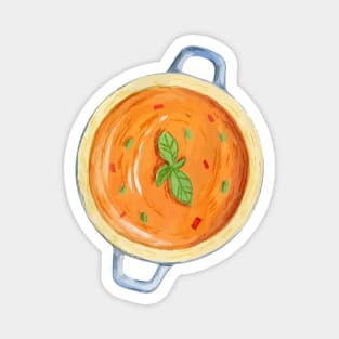 Soup Watercolor Magnet