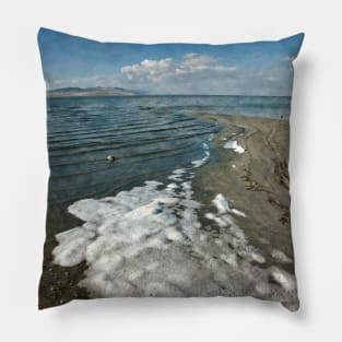 Shore of Great Salt Lake Pillow