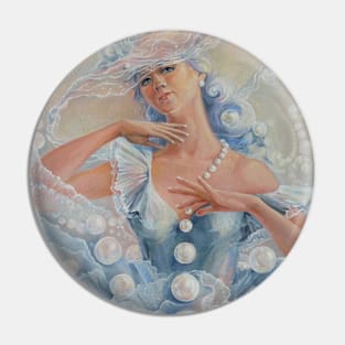 WHITE PEARLS. Archetype of the Beautiful Lady. Soul of Stone series Pin