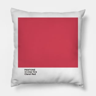 pantone 17-1740 TCX Claret Red Pillow