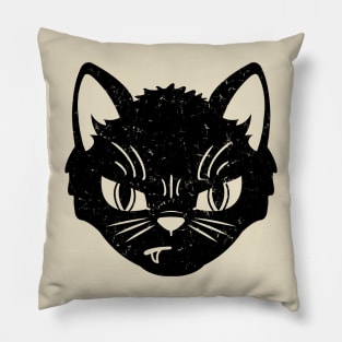 Black Cat Pillow