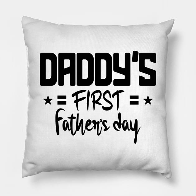 Fathers day Pillow by Tesszero