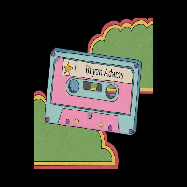 vintage  cassette tape Bryan Adams by Little Foxnice