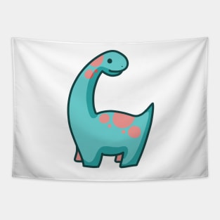 Cute Long Neck Dinosaur, Brontosaurus, Brachiosaurus Tapestry