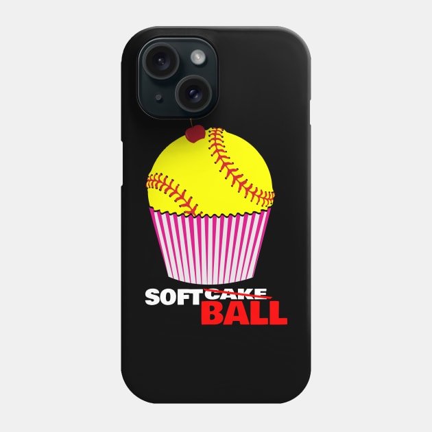 softball Phone Case by dishcubung