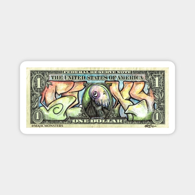 Sexy Dolla Magnet by Majic Monsters
