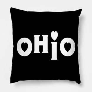 Ohio Hearts Pillow