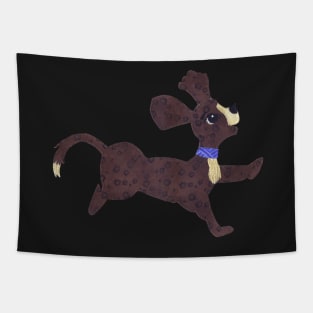 Playful Puppy Tapestry