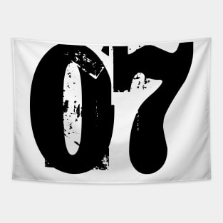 07 number Tapestry