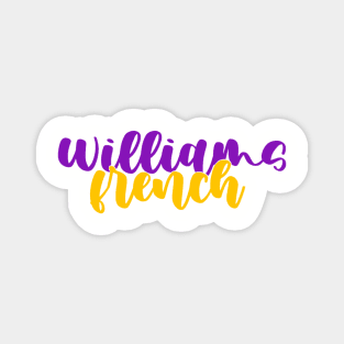 williams college french Magnet