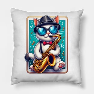 Jazz Cat Pillow