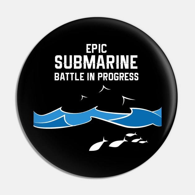 Epic Submarine Battle Veteran Pin by TriHarder12