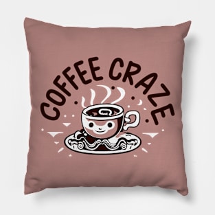 coffee craze Pillow